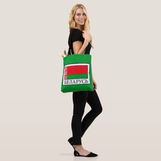 Wit-Rusland Tote Bag (Op model)
