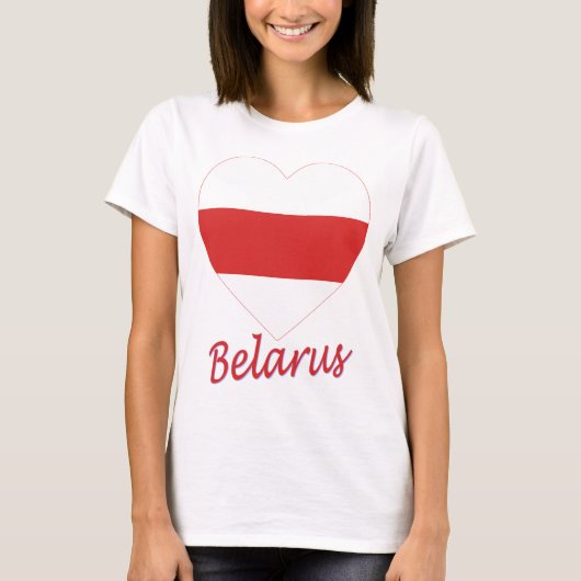 Wit-Rusland (traditioneel) Markthart T-shirt (Voorkant)