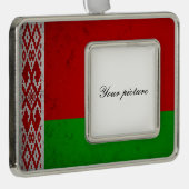 Wit-Rusland Verzilverd Omlijst Ornament (Rechts)