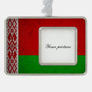 Wit-Rusland Verzilverd Omlijst Ornament