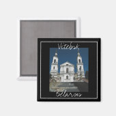 Wit-Rusland Vitebsk Architectuur Rode Mol Magneet (Voorkant / Achterkant)