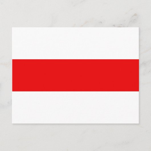 Wit-Rusland vlag symbool rode witte revolutie Briefkaart (Voorkant)