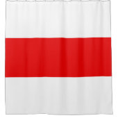 Wit-Rusland vlag symbool rode witte revolutie Douchegordijn (Voorkant)
