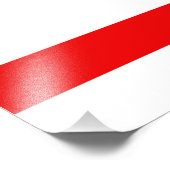 Wit-Rusland vlag symbool rode witte revolutie Foto Afdruk (Hoek)