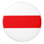 Wit-Rusland vlag symbool rode witte revolutie Keramische Knop (Voorkant)