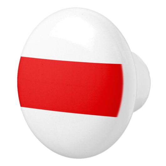 Wit-Rusland vlag symbool rode witte revolutie Keramische Knop (Rechts)