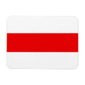 Wit-Rusland vlag symbool rode witte revolutie Magneet (Horizontaal)