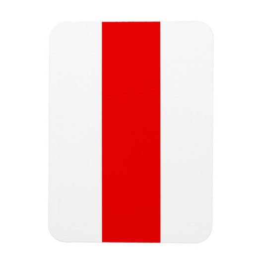 Wit-Rusland vlag symbool rode witte revolutie Magneet (Verticaal)