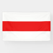 Wit-Rusland vlag symbool rode witte revolutie Spandoek (Horizontaal)
