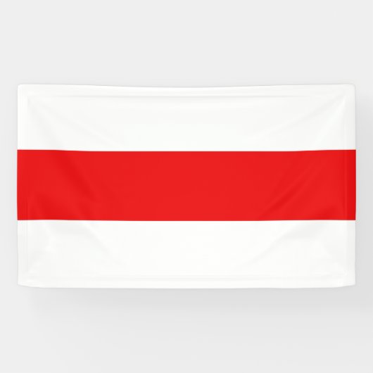 Wit-Rusland vlag symbool rode witte revolutie Spandoek (Horizontaal)