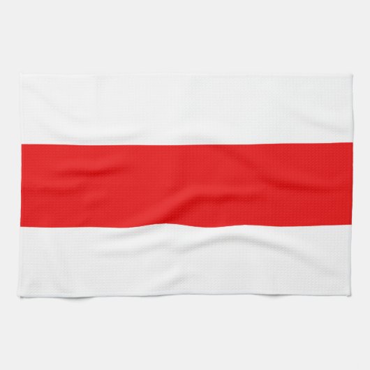 Wit-Rusland vlag symbool rode witte revolutie Theedoek (Horizontaal)