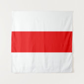 Wit-Rusland vlag symbool rode witte revolutie Wandkleed (Voorkant)