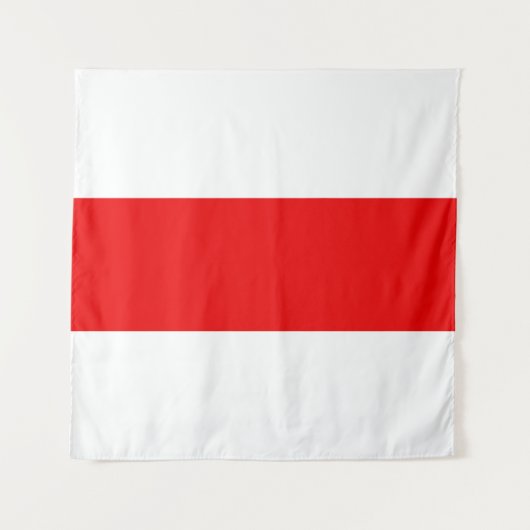Wit-Rusland vlag symbool rode witte revolutie Wandkleed (Voorkant)