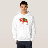 Wit-Rusland Wit-Rusland Wit-Russisch BietлЗбреуMin Hoodie (Voorkant volledig)