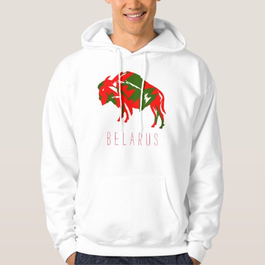 Wit-Rusland Wit-Rusland Wit-Russisch BietлЗбреуMin Hoodie (Voorkant)