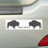 Wit-Rusland Wit-Rusland Wit-Russisch BietлбрЗуБе Bumpersticker (Op auto)