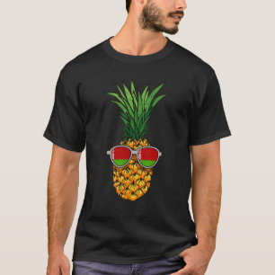 Wit-Russisch anananas Wit-Rusland vuurzonnebril Su T-shirt