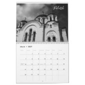 Wit-Russisch architectuurlandschap Monochrome Kalender (Mar 2027)