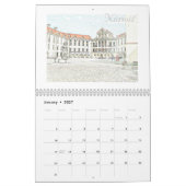 Wit-Russisch architectuurlandschap Natuur kalender (Jan 2027)
