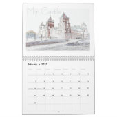 Wit-Russisch architectuurlandschap Natuur kalender (Feb 2027)