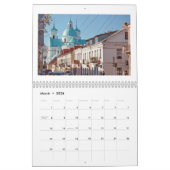 Wit-Russisch architectuurlandschap Natuur kalender (Mar 2026)