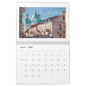 Wit-Russisch architectuurlandschap Natuur kalender (Mar 2026)