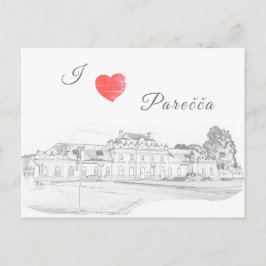 Wit-Russisch Architectuurstation Porechye Parecca Briefkaart