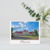 Wit-Russisch Architectuurstation Porechye Parecca Briefkaart (Staand voorkant)