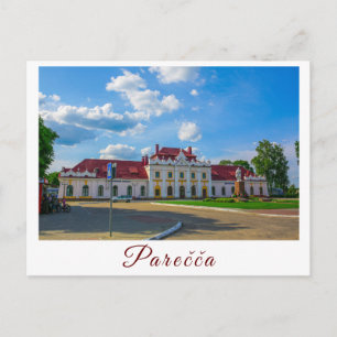 Wit-Russisch Architectuurstation Porechye Parecca Briefkaart