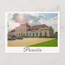 Wit-Russisch Architectuurstation Porechye Parecca Briefkaart