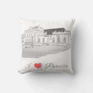 Wit-Russisch Architectuurstation Porechye Parecca Kussen