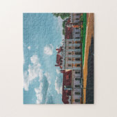 Wit-Russisch Architectuurstation Porechye Parecca Legpuzzel (Verticaal)