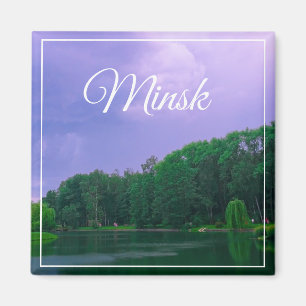 Wit-Russisch Botanisch Garden Park Cityscape Magneet