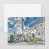 Wit-Russisch Briefkaart van het oorlogsmuseum voor (Voorkant / Achterkant)