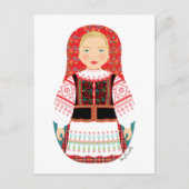 Wit-Russisch Matryoshka-Briefkaart Briefkaart (Voorkant)