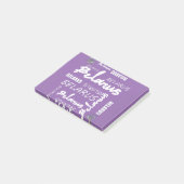Wit-Russisch Nationaal Korenbloem Post-it® Notes (Schuin)