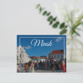 Wit-Russisch potentieel voor de architectuur van d Briefkaart (Staand voorkant)