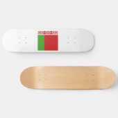 Wit-Russisch vlaggenembleem Persoonlijk Skateboard (Horizontaal)