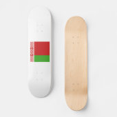 Wit-Russisch vlaggenembleem Persoonlijk Skateboard (Voorkant)