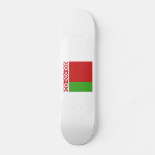 Wit-Russisch vlaggenembleem Persoonlijk Skateboard (Voorkant)