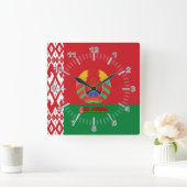 Wit-Russisch vlaggenembleem   Vierkante Klok (Huis)