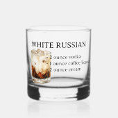 Wit Russisch wodka recept cocktail Whisky Glas (Voorkant)