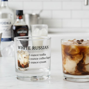 Wit Russisch wodka recept cocktail Whisky Glas