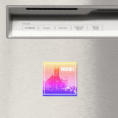 Wit-Russische architectuur Cityscape Magnet (Insitu (Vaatwasser))