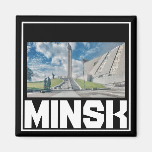 Wit-Russische architectuur Cityscape Magnet