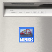 Wit-Russische architectuur Cityscape Magnet (Insitu (Vaatwasser))
