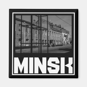 Wit-Russische architectuur Cityscape Magnet