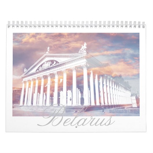 Wit-Russische Architectuur Landschap Natuur Kalend Kalender (Hoes)