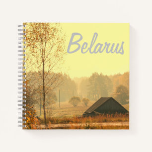 Wit-Russische Architectuur Platteland Landschap No Notitieboek