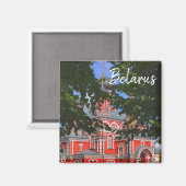 Wit-Russische architectuur Rode Kerk Magnet (Voorkant / Achterkant)